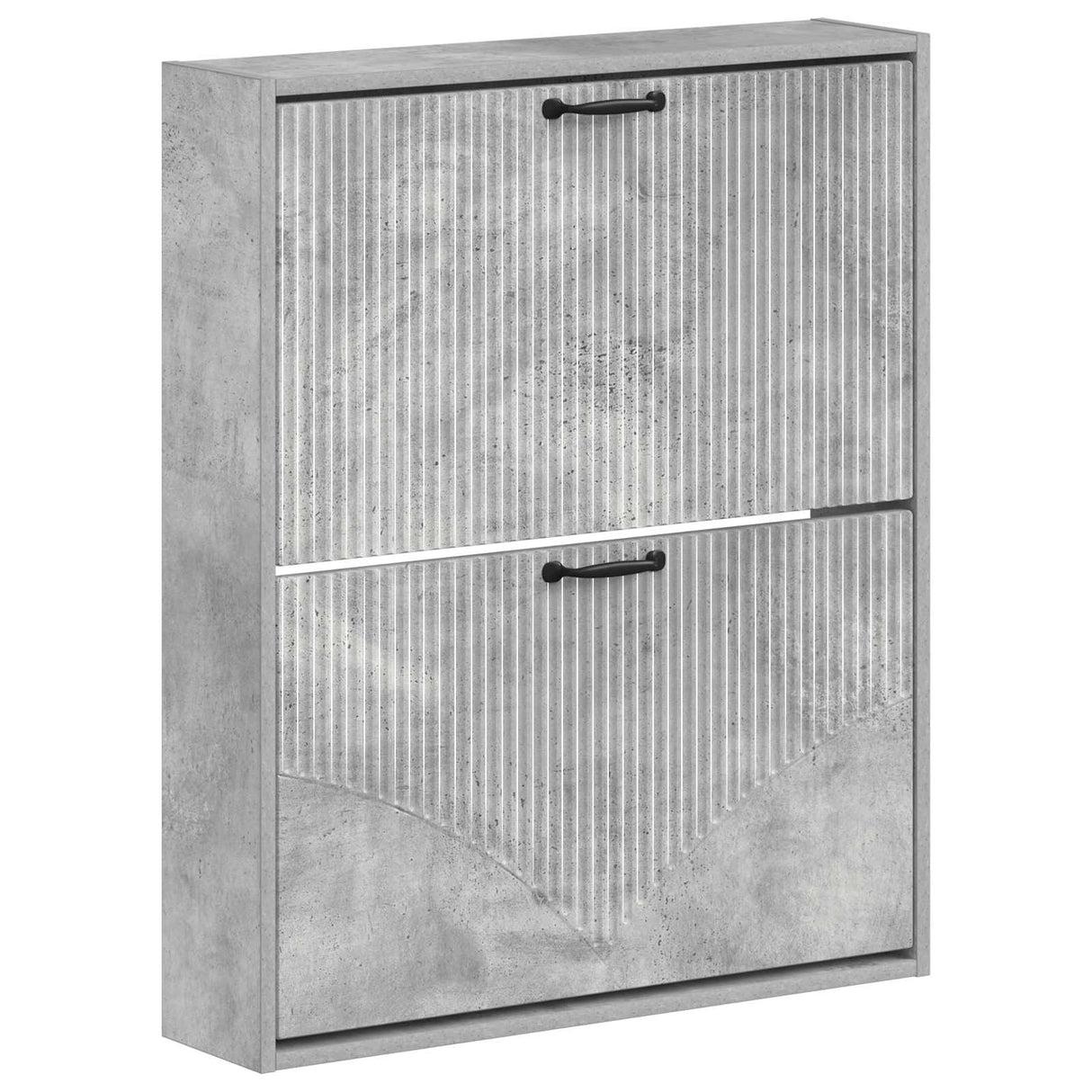 vidaXL Wandgemonteerde Schoenenkast HOORN 71 x 17 x 86 cm Bewerkt hout