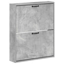 vidaXL Wandgemonteerde Schoenenkast HOORN 71 x 17 x 86 cm Bewerkt hout