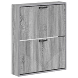 vidaXL Wandgemonteerde Schoenenkast HOORN 71 x 17 x 86 cm Bewerkt hout