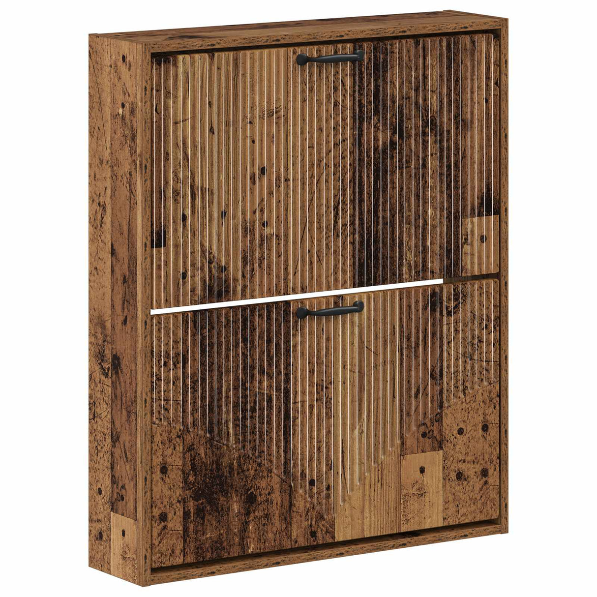 vidaXL Wandgemonteerde Schoenenkast HOORN 71 x 17 x 86 cm Bewerkt hout