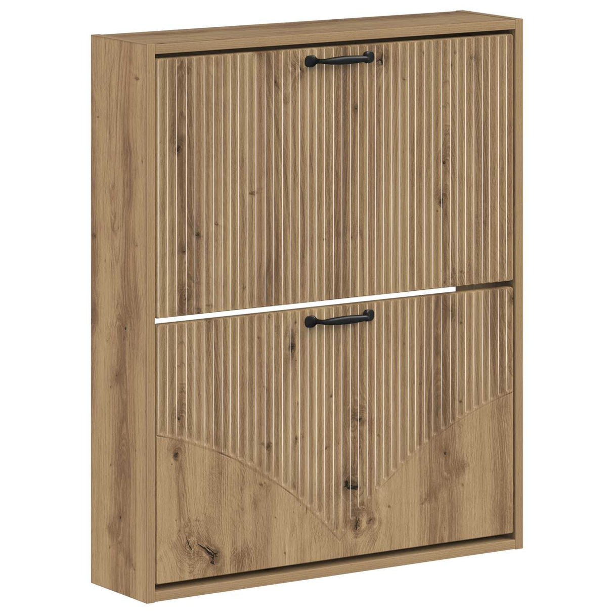 vidaXL Wandgemonteerde Schoenenkast HOORN 71 x 17 x 86 cm Bewerkt hout