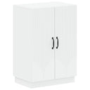 vidaXL Schoenenkast HOORN 59,5 x 39,5 x 87 cm Bewerkt hout Wit