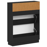 vidaXL Schoenenkast HOORN 78 x 24 x 100 cm Bewerkt hout Wit