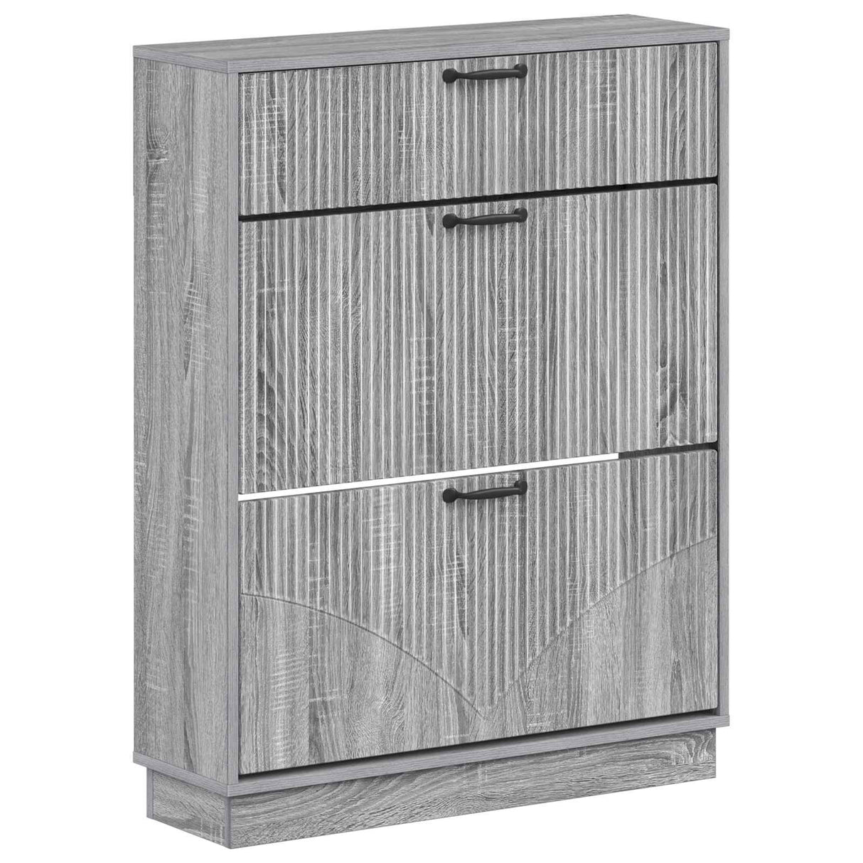 vidaXL Schoenenkast HOORN 78 x 24 x 100 cm Bewerkt hout Wit