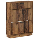 vidaXL Schoenenkast HOORN 78 x 24 x 100 cm Bewerkt hout Wit