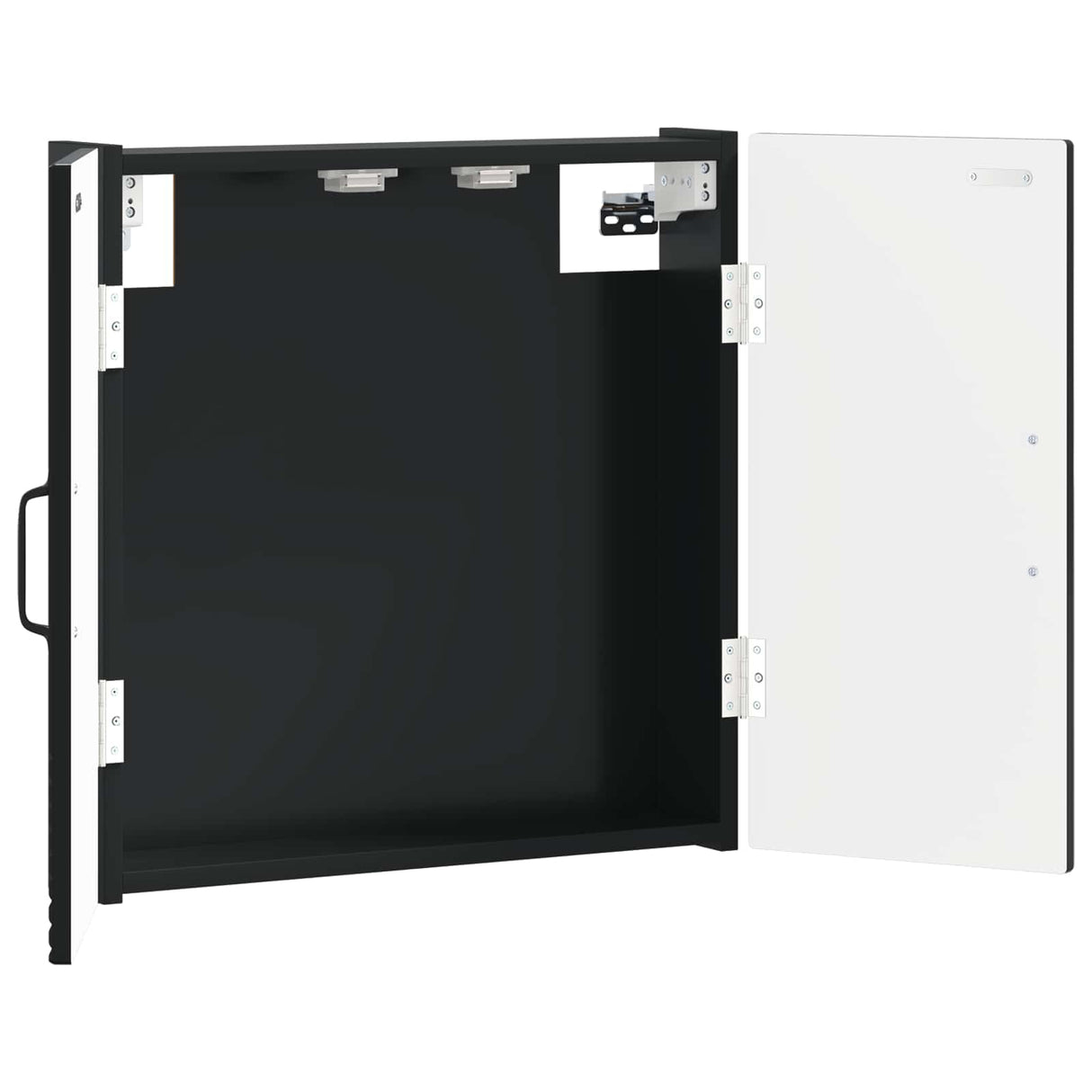 vidaXL Dartbord Kabinet HOORN Wit 52,5 x 10,5 x 53,5 cm Bewerkt hout