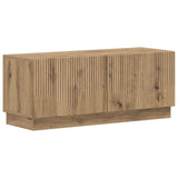 vidaXL Tv-meubel Wit Bewerkt hout
