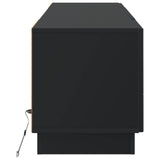 vidaXL LED tv-meubel Wit Bewerkt hout