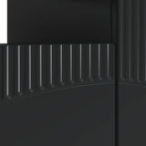 vidaXL LED tv-meubel Wit Bewerkt hout