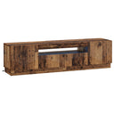 vidaXL LED tv-meubel Wit Bewerkt hout