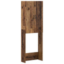 vidaXL Toiletkast HOORN Wit 66 x 25,5 x 190 cm Bewerkt hout
