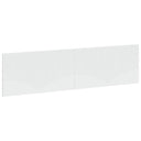 vidaXL Wall-Mounted Headboard HORN White Engineered Wood