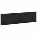 vidaXL Wall-Mounted Headboard HORN White Engineered Wood