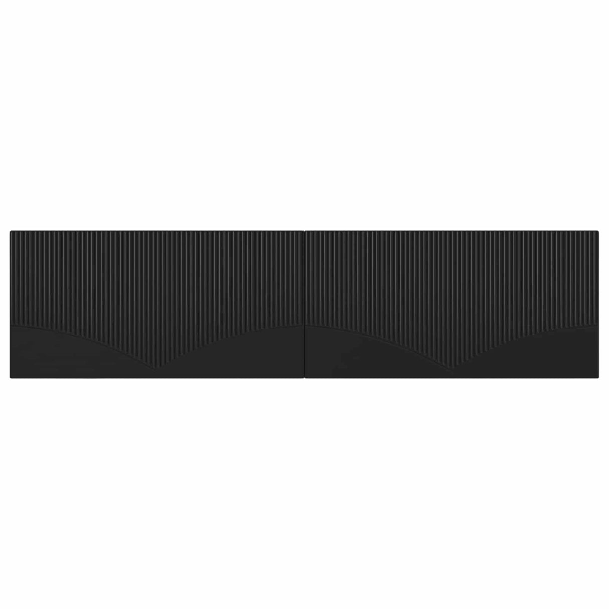 vidaXL Wall-Mounted Headboard HORN White Engineered Wood