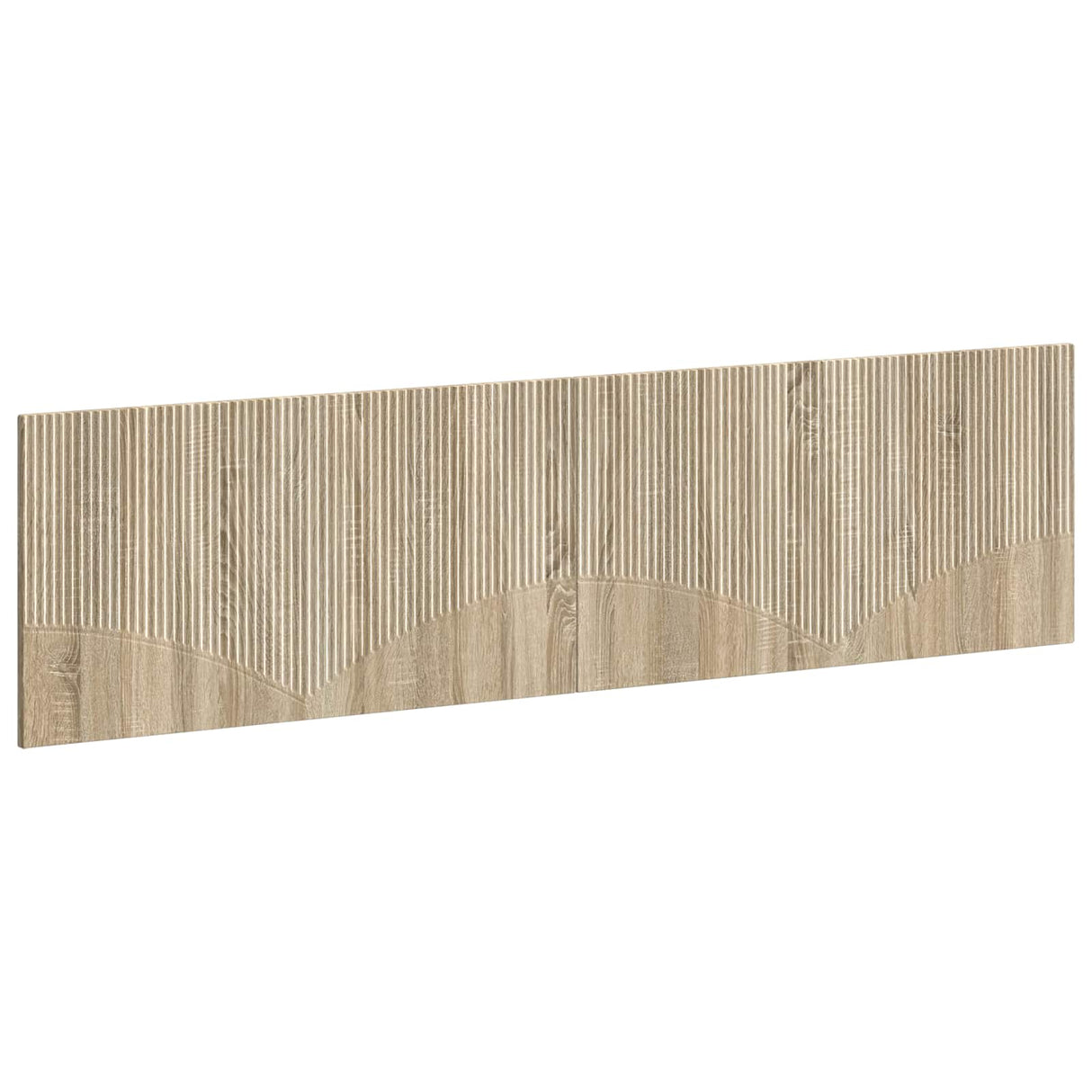 vidaXL Wall-Mounted Headboard HORN White Engineered Wood