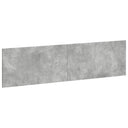 vidaXL Wall-Mounted Headboard HORN White Engineered Wood