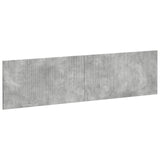 vidaXL Wall-Mounted Headboard HORN White Engineered Wood