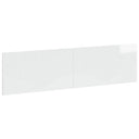vidaXL Wall-Mounted Headboard HORN White Engineered Wood