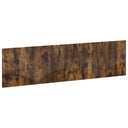 vidaXL Wall-Mounted Headboard HORN White Engineered Wood