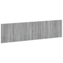 vidaXL Wall-Mounted Headboard HORN White Engineered Wood