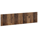 vidaXL Wall-Mounted Headboard HORN White Engineered Wood