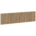 vidaXL Wall-Mounted Headboard HORN White Engineered Wood