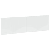 vidaXL Wall-Mounted Headboard HORN White Engineered Wood
