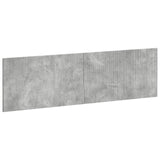vidaXL Wall-Mounted Headboard HORN White Engineered Wood