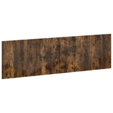 vidaXL Wall-Mounted Headboard HORN White Engineered Wood