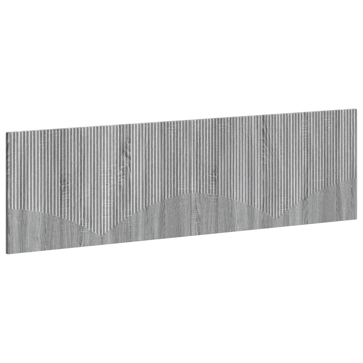vidaXL Wall-Mounted Headboard HORN White Engineered Wood