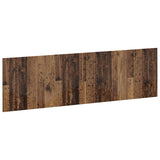 vidaXL Wall-Mounted Headboard HORN White Engineered Wood