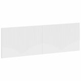 vidaXL Wall-Mounted Headboard HORN White Engineered Wood