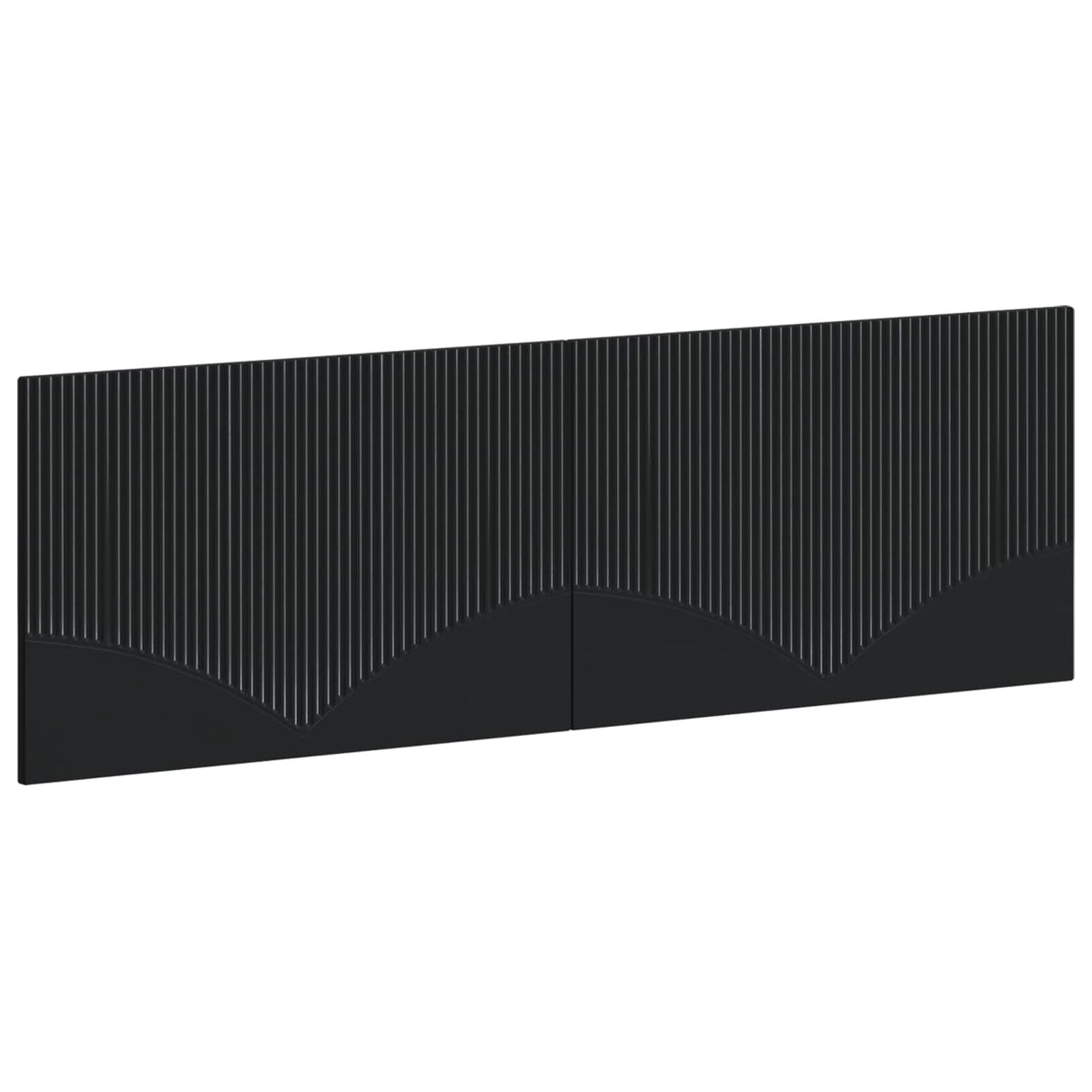 vidaXL Wall-Mounted Headboard HORN White Engineered Wood