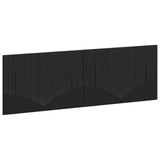 vidaXL Wall-Mounted Headboard HORN White Engineered Wood