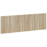 vidaXL Wall-Mounted Headboard HORN White Engineered Wood