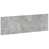vidaXL Wall-Mounted Headboard HORN White Engineered Wood
