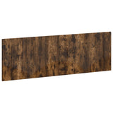 vidaXL Wall-Mounted Headboard HORN White Engineered Wood