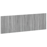 vidaXL Wall-Mounted Headboard HORN White Engineered Wood