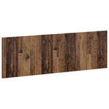 vidaXL Wall-Mounted Headboard HORN White Engineered Wood