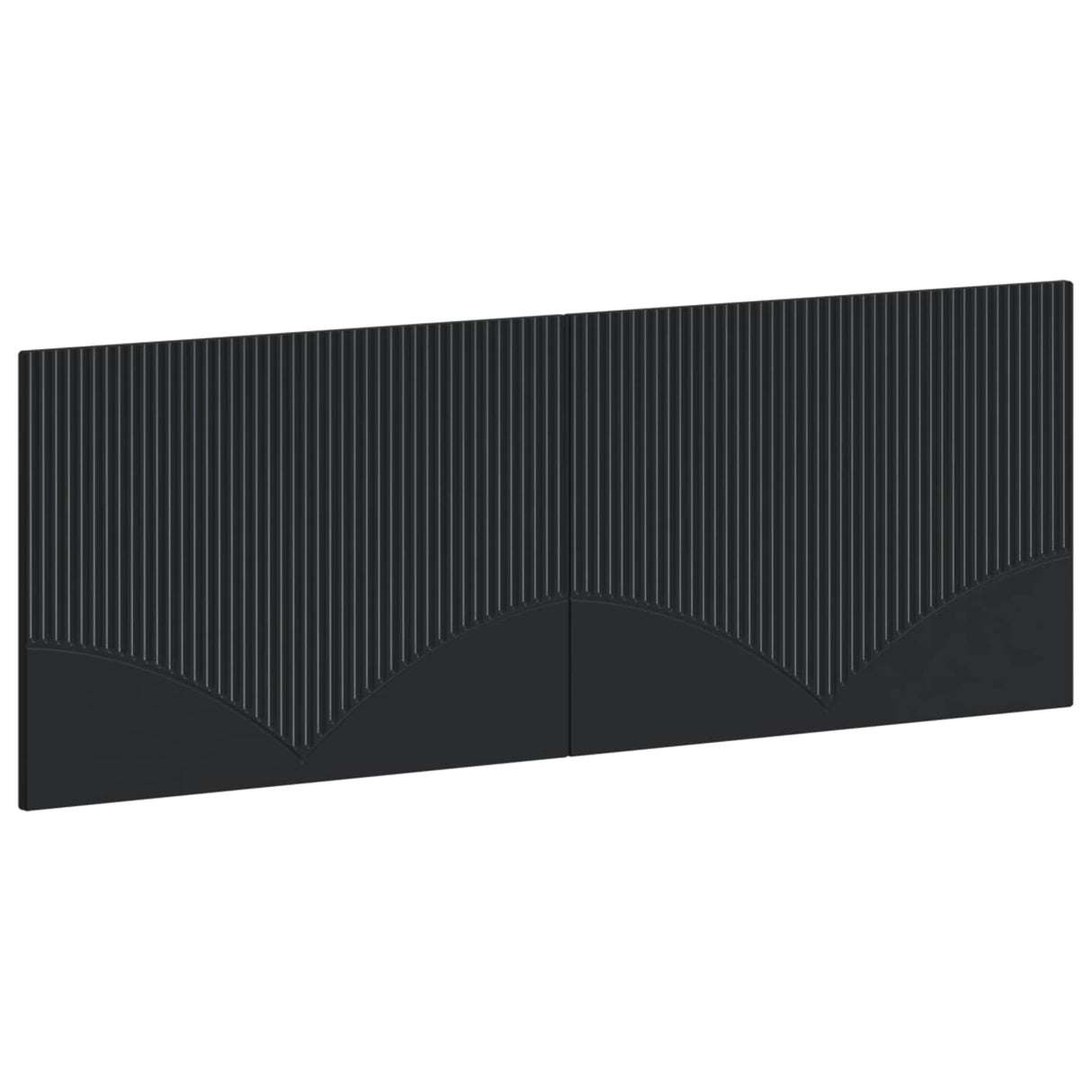 vidaXL Wall-Mounted Headboard HORN White Engineered Wood