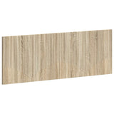 vidaXL Wall-Mounted Headboard HORN White Engineered Wood