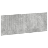 vidaXL Wall-Mounted Headboard HORN White Engineered Wood