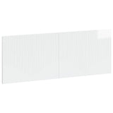 vidaXL Wall-Mounted Headboard HORN White Engineered Wood