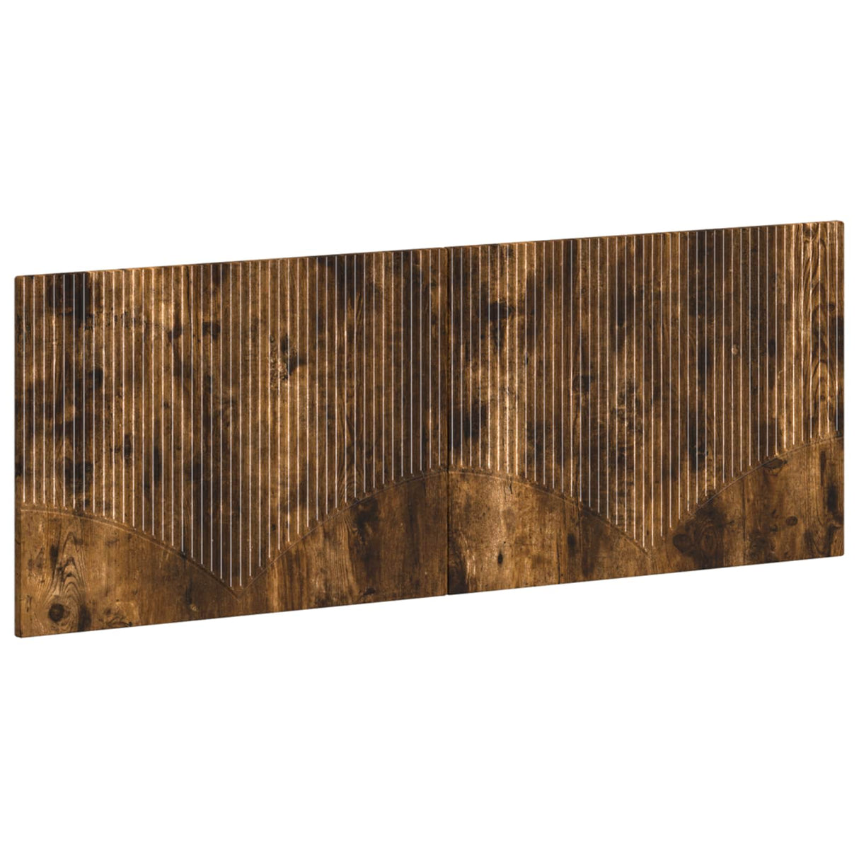 vidaXL Wall-Mounted Headboard HORN White Engineered Wood