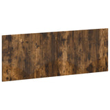 vidaXL Wall-Mounted Headboard HORN White Engineered Wood