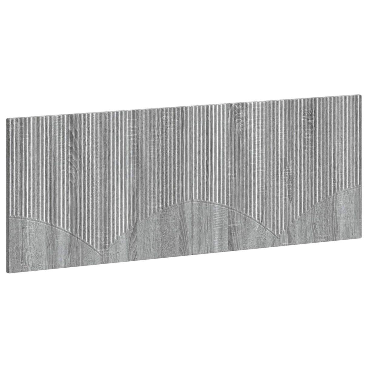 vidaXL Wall-Mounted Headboard HORN White Engineered Wood