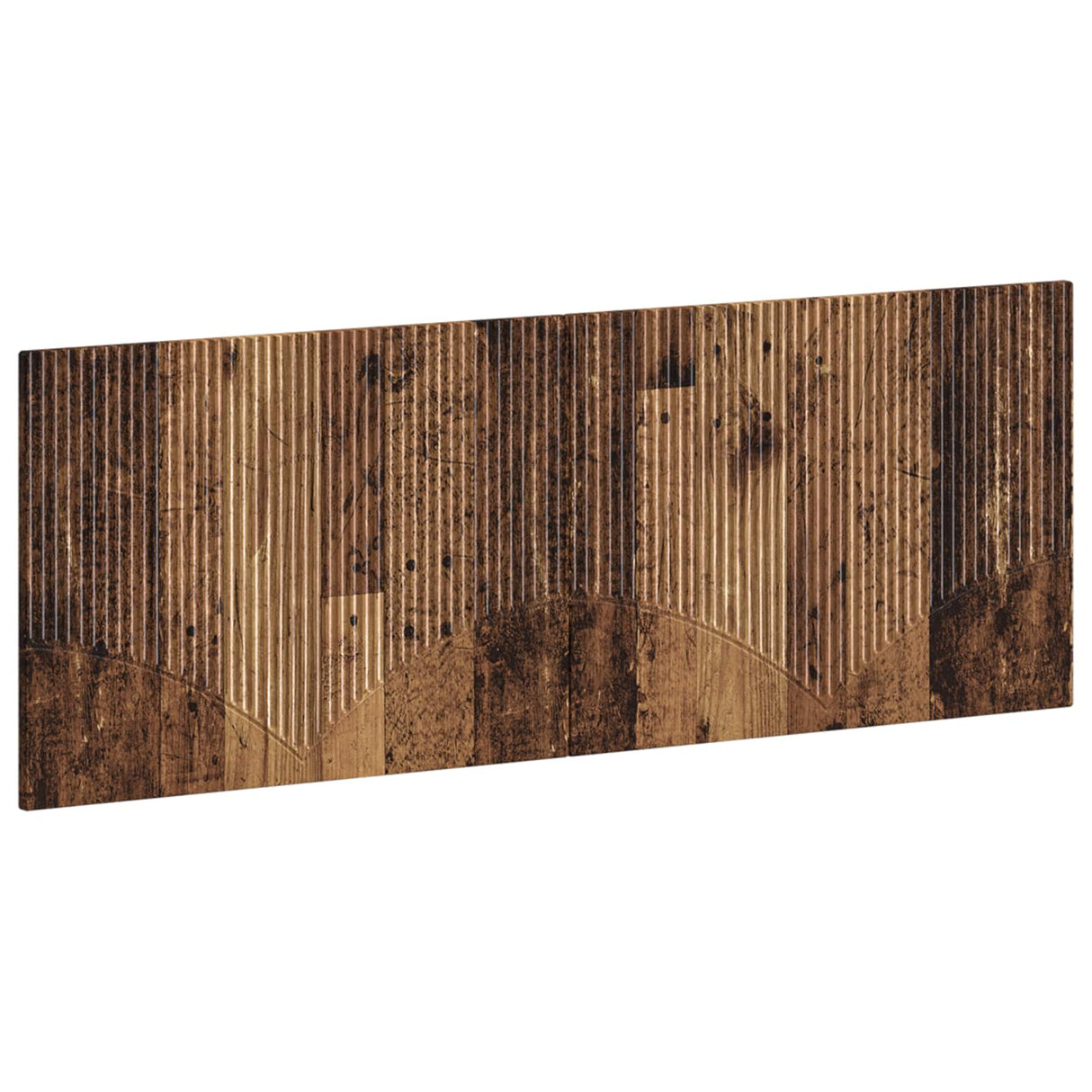 vidaXL Wall-Mounted Headboard HORN White Engineered Wood