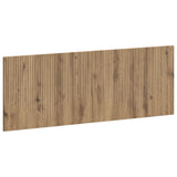 vidaXL Wall-Mounted Headboard HORN White Engineered Wood