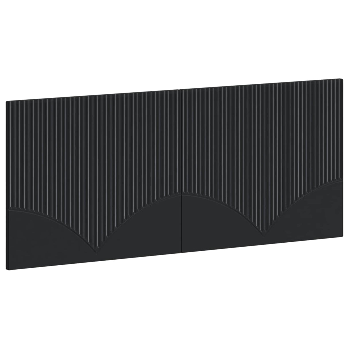 vidaXL Wall-Mounted Headboard HORN White Engineered Wood