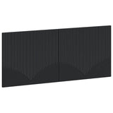 vidaXL Wall-Mounted Headboard HORN White Engineered Wood